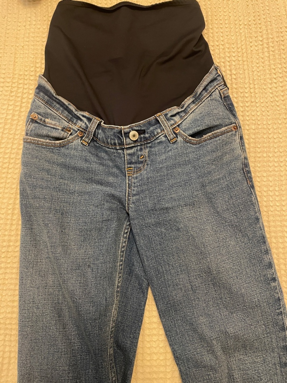 Abercrombie & Fitch 90s Straight Maternity Jeans